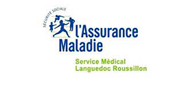 Logo de l'assurance maladie service médical Languedoc Roussillon
